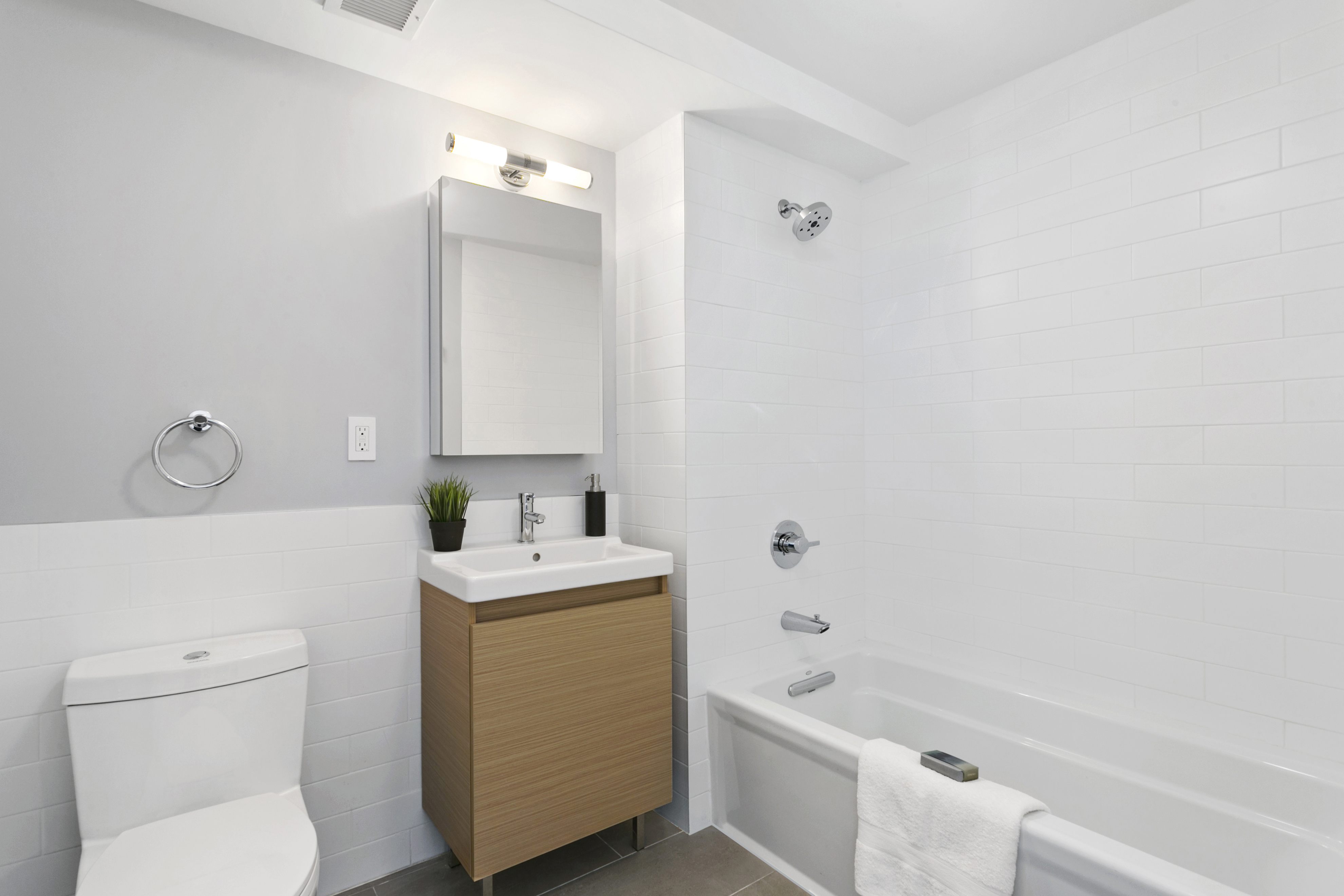 Modern White Bathroom